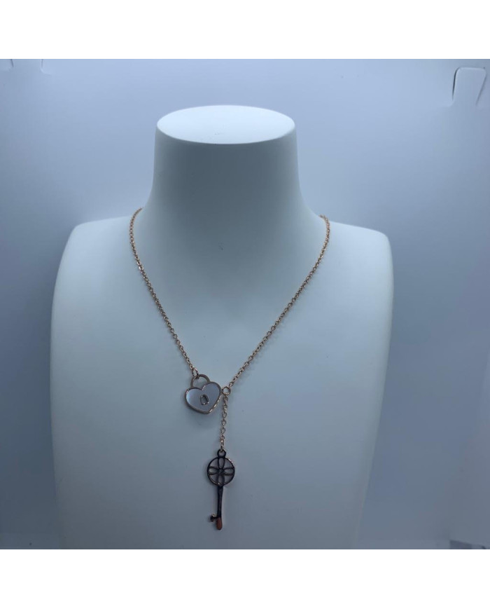 Collier Clé Et Serrure