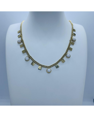 Collier Carré Perle
