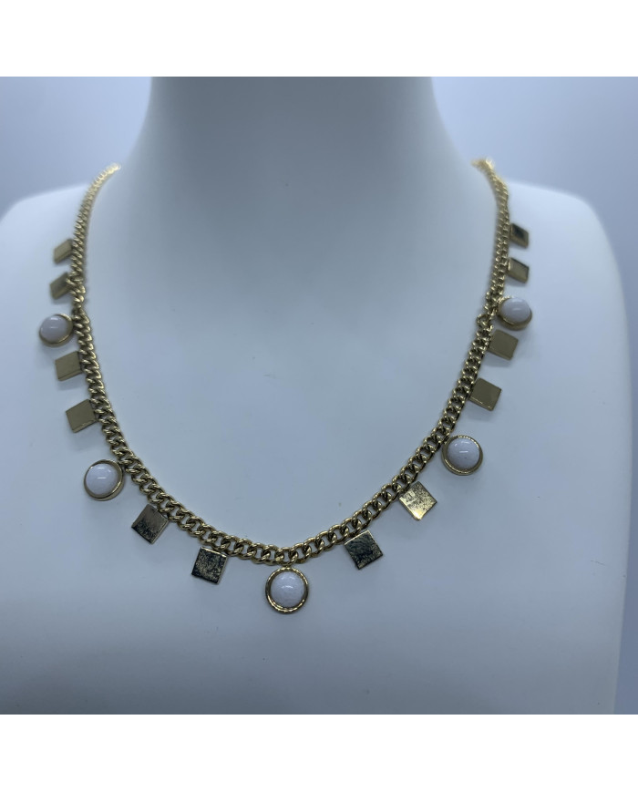 Collier Carré Perle
