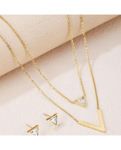 Coffret Strass Triangle