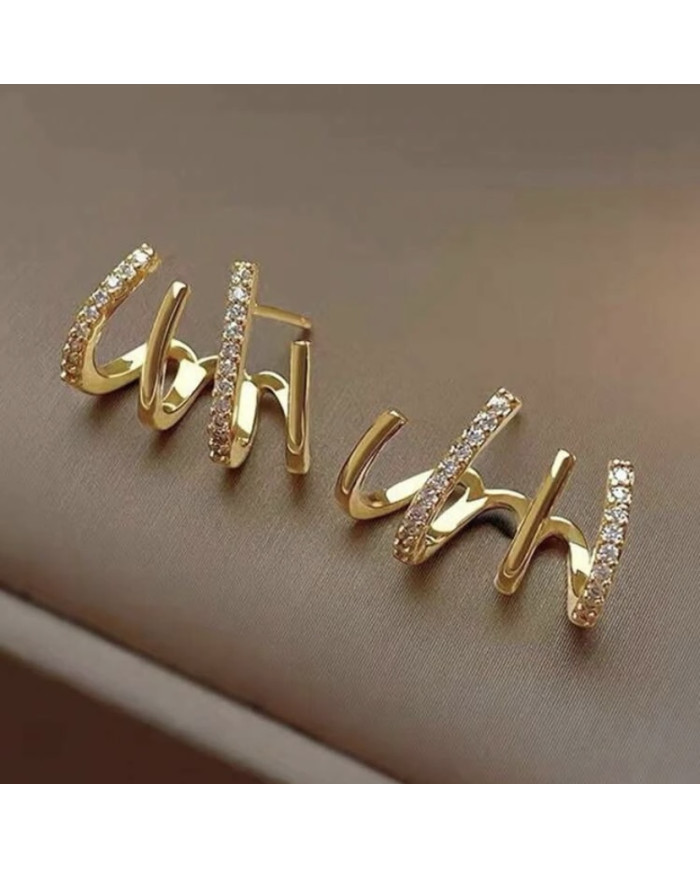 Boucles d'oreilles ornée de strass